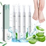 Nail Care Pen,4 Stück Nagelpflegestift Gepflegte Fingernägel & Fußnägel mit Teebaumöl,Aloe Vera...