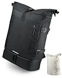 LYNDBERGEN Rolltop Rucksack Herren & Damen: LYØ – Groß & Wasserdicht (25-35L) | 17 Zoll Laptop...