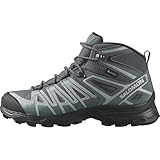 Salomon X Ultra Pioneer Mid Gore-Tex wasserdichte Damen Outdoorschuhe, Outdoor-bereit, Sicherer...