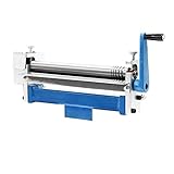 Wiltec Drei Walzen Rundbiegemaschine 410 x 150 x 200 mm für Werkstücke bis 250 mm und 1,2 mm,...