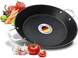 endusor Paella Pfanne INDUKTION Ø 38cm mit Antihaft-Beschichtung | 6-8 Personen | alle Herdarten +...