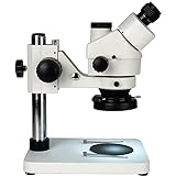 Svbony SM402 Trinokulares Stereomikroskop, 7x-45x Vergrößerung Kontinuierliche, mit LED Ringlicht,...
