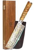 YOUSUNLONG Nakiri Messer asiatische Gemüsemesser 175mm - Ultra Sharp -japanische handgefertigte...