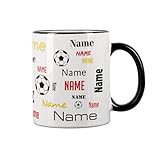 Herz & Heim® Namenstasse für Fußballfans