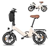 Bodywel T16PRO Mini E Bike 14 Zoll faltbar Elektrofahrrad 250W 36V/7.8Ah Akku mit APP Funk für...
