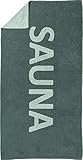 Erwin Müller Saunatuch, Liegetuch, Badetuch XXL 100% Baumwolle Größe Oliv-Jade Größe 90x180 cm...