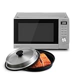 Panasonic NN-GD39QSEPG Grill-Mikrowelle mit Steam+ Topf, 29 l, 1000 W, automatisches Auftauen,...