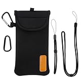 DOB SECHS Handyhülle Tasche Universal Pouch Handysocke, Neopren Handytasche Stoff für Smartphones...