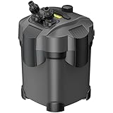 Pawfly Kanister Filter, 500 L/h Aquarium Filter, Fischbeckenfilter mit verstellbarem Wasserpumpe,...