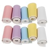 Toddmomy 20 Rollen Selbstklebende Thermopapier Etiketten Farbige Aufkleber für Büro und Lager...