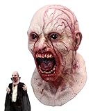 Mednkoku Halloween Horrormaske 16.54x11.02 Zoll Halloween böse Monster Dämon Scary Maske Latex...