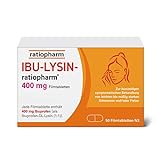 IBU-LYSIN-ratiopharm 400 mg Filmtabletten: Die schnelle Hilfe gegen Schmerzen. Schmerzmittel mit dem...