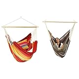 AMAZONAS Hochwertiger Hängesessel in Übergröße Brasil Gigante Lava mit Querstab aus FSC...