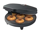 Bestron Donut Maker Im Retro Design, Mini-Donut Maker für 7 Kleine Donuts, Inkl. Backampel &...