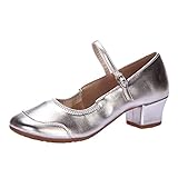 Generico Sportliche Tanzschuhe Indoor Tanzschuhe Latin Salsa Sandalen mit hohem Absatz Tanzsandalen...
