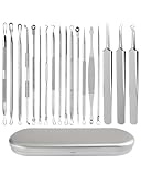 lulir Mitesserentferner & Blackhead Remover Kit – Rostfreier Edelstahl, Komedonenquetscher &...