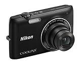 Nikon Coolpix S4150 Digitalkamera, 14 Megapixel, Display 3 Zoll, 5 x optischer Zoom, schwarz