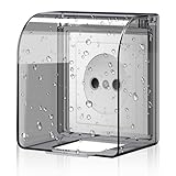 YFLeomry Steckdose Aussen Regenschutz 11,9x10,5×7,3cm Steckdose Regenschutz Typ 86 Schalter...