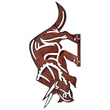 Supvox Dinosaurier Gartendekoration Metallfigur Outdoor Gartenstecker Dreieckiger Dino Skulptur...