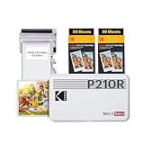 KODAK P210 Mini 2 Retro, Mobiler Farbig Handy Fotodrucker, Kompatibel mit Smartphone (iOS &...