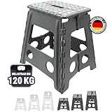 ZOLLNER Tritthocker faltbar - Klapphocker für Kinder und Erwachsene bis 120kg -...