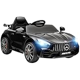 AIYAPLAY Kinder Elektroauto 12V Kinderauto mit 2,4G Fernbedienung, Kinderfahrzeug mit Hupe, MP3,...