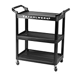 STAHLWERK Werkzeugwagen TC-92 ST mit 100 kg Tragkraft Werkstattwagen | Rollwagen | Transportwagen |...