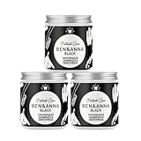 BEN & ANNA Black - Fluoridfreie natürliche Zahnpasta im Glas - Aktivkohle Whitening, Vegan,...