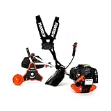 FUXTEC Benzin Motorsense FX-MS152 mit 52 cc, 2in1 Multitool, Profi-Tragegurt und 3 PS Leistung...