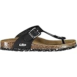 CMP Damen Eco Mymosa Flipflop, Schwarz, 38 EU