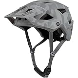 IXS Art: Uni Trigger Am MIPS MTB/E-Bike/Cycle Helm, Grau mit Camouflage-Muster, Taille ML (58-62cm)