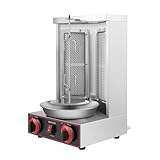 Elektrisch Vertikaler Broiler, 3000W Döner Shawarma Kebab Maschine, Automatisches Spinnen...