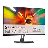 Dell S2721NX 27 Zoll Full HD (1920x1080) Monitor, 75Hz, IPS, 4ms, AMD FreeSync, Ultradünner Rahmen,...