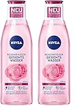 NIVEA Rosenwasser Gesichtswasser (200 ml), erfrischendes Gesichtswasser mit Rosenwasser natürlichen...