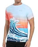 VAYAGER Herren UV Shirt Rash Guard Schwimm Shirt UPF 50+ Badeshirts,Schnell Trocknend, lockere...
