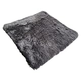 Naturasan Echtes Lammfell Sitzkissen, Sitzauflage Auto aus Merino Schaffell, Stuhlkissen, Rollstuhl...