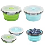 2 Stück faltbare Schüssel für Camping, 350 ml, tragbare Campingschüssel, faltbare...