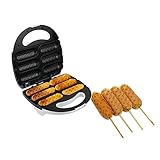 Hotdog-Waffeleisen, 750 W, Waffel-Corn-Dog-Maschine, Französische Muffin-Hot-Dog-Maschine,...