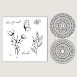 2024 Neue Metall Schneiden Sterben Und Stempel Set Blumenmuster Für DIY Geburtstage Scrapbooking...