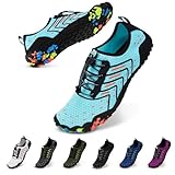 Bigzagger Barfußschuhe Herren Damen Sommer Barfuss Schuhe Schnell Trocknend Wasserschuhe mit Breite...