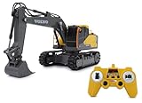 JAMARA Bagger Volvo EC160E 1:26 2,4GHz - 2,4GHz für Mehrspielerbetrieb, Offiziell lizenziert,...