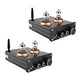 BLASHRD 2X Buffer HiFi 6J5 Bluetooth 4.2 Röhren Vorverstärker Stereo Vorverstärker mit Höhen...