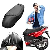 AUTODOMY Motorrad Sitzbezug Universal Wasserdicht Sitzabdeckung Antirutsch Kratzfest Größe XL Für...