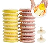 Spülschwamm für Küche, doppelseitig, 20 x Schwamm, rund, doppelseitig, kratzfest,...