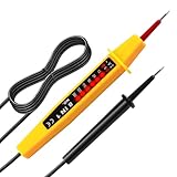 2 Poliger Spannungsprüfer 6-380V AC/DC, Zweipoliger Spannungsmesser 8 In 1, Durchgangsprüfer...