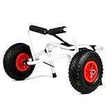 Trintion Kajakwagen bis 100 kg Faltbarer Spannriemen Aluminium Bootstrailer Kanuwagen Transportwagen...