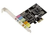 KALEA-INFORMATIQUE Soundkarte auf PCI Express Port 5.1 KANÄLE mit CMedia Chipsatz CMI8738/PCI-SX...