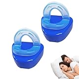 2 Pack Anti Schnarch Mundstück, Mouth Guard For Teeth Grinding, Anti Schnarch Mundschutz Gegen...