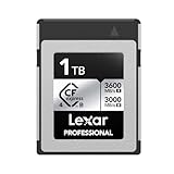 Lexar Professional CFexpress 4.0 Typ B Silver Series 1TB, Tybe B Karte bis zu 3600MB/s Lesen,...