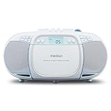 MEDION E66476 Stereo Sound System (Boombox, CD-Player, MP3, Kassette, tragbarer Kassettenspieler...